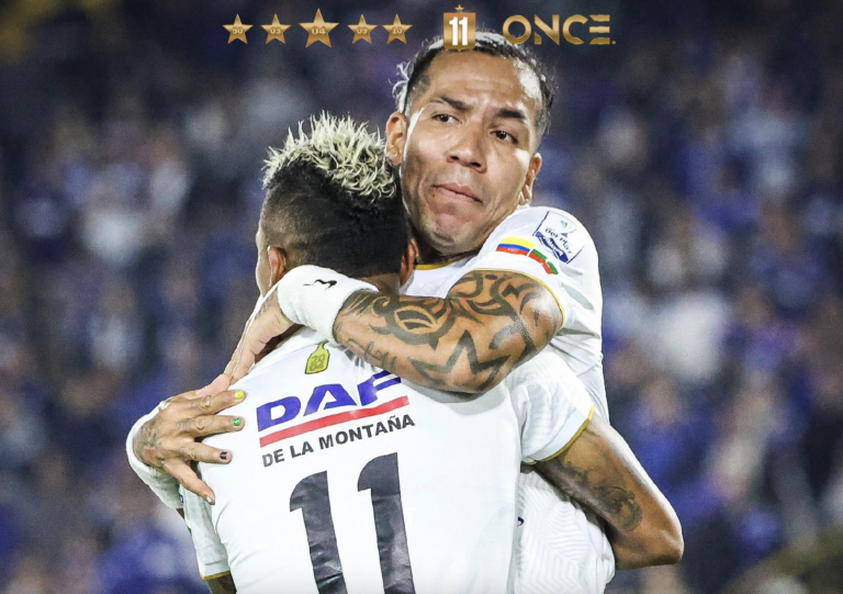 Millonarios otra vez perdió, ahora con Once Caldas y un nuevo gol de Dayro Moreno